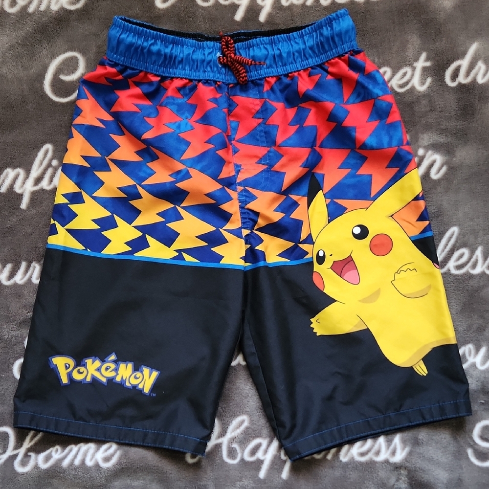 Pokemon Swim Trunks EUC